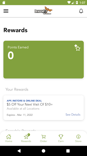 Dragonfly TeaZone Rewards Screen 3