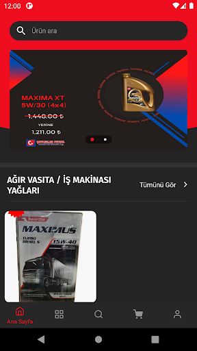 Android application Çavdarlar Petrol screenshort