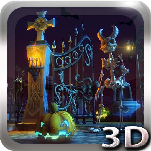 Halloween Cemetery 3D LWP 1.0 Icon