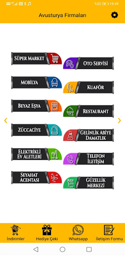 Android application Avusturya Firmaları screenshort