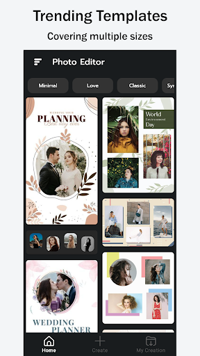 Android application Story & Collage - Photo Editor screenshort