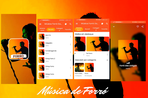 Android application Música de Forró Piseiro Ideal screenshort