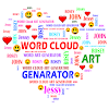 Word Cloud Ai Art Generator icon