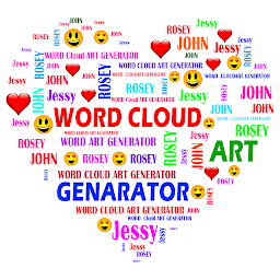 Icon image Word Cloud Ai Art Generator