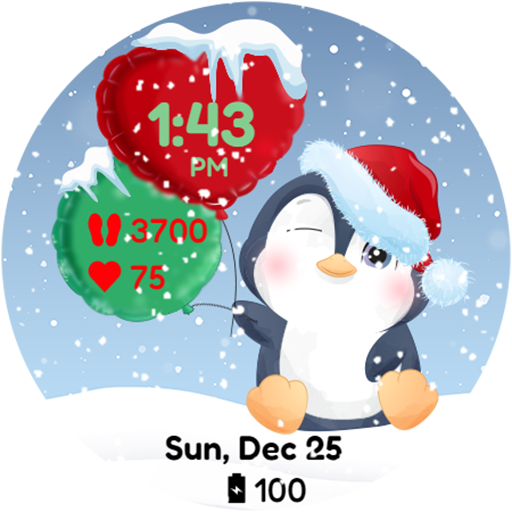 Snowing Penguin logo