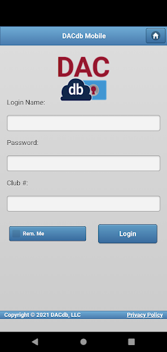 Android application DACdb Mobile screenshort