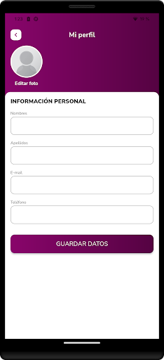 Android application BAGOtic Representantes screenshort