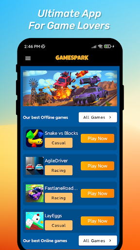 Android application Game Spark - Small & Fun game screenshort