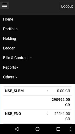Kunvarji Mobile BackOffice Screen 2