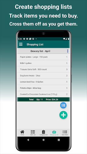 My Pantry Tracker Screen 3