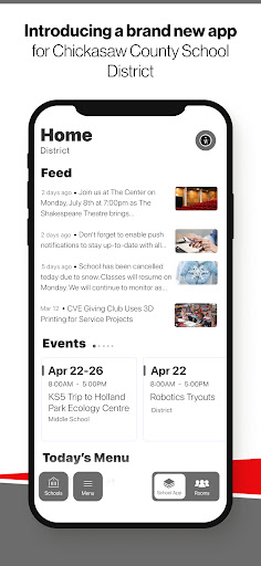 Android application Chickasaw County Schools screenshort