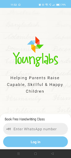 Android application Younglabs screenshort