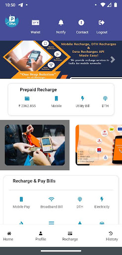 Android application Payphn screenshort