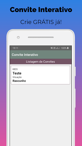 Android application Interactive Invitation screenshort