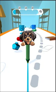 Cute Dog Pen Runner Game