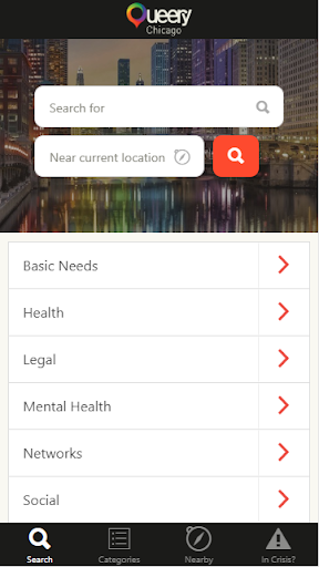 Android application Queery : Chicagoland LGBTQ Ser screenshort