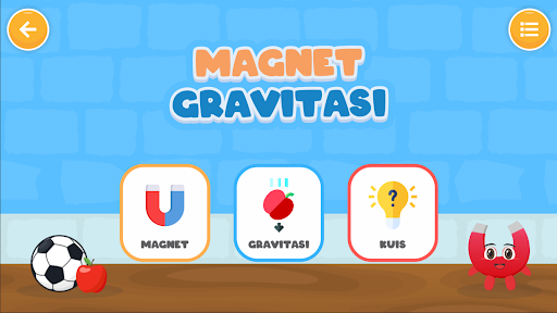 Magnet dan Gravitasi Simulasi Screen 2