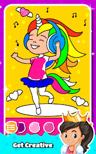 Princess Coloring Book for Kids & Games for Girls Screenshot