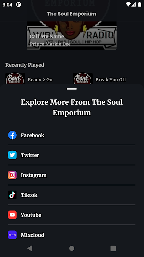 The Soul Emporium Radio Screen 3