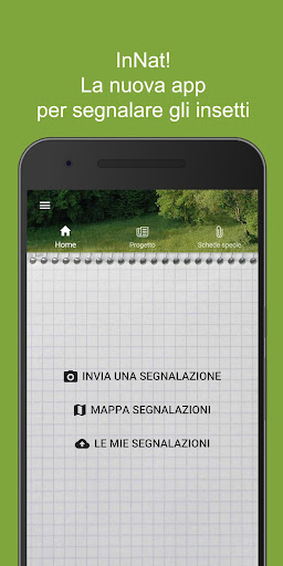 Android application InNat screenshort