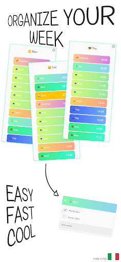 Android application Daily Routine To-do Organizer screenshort