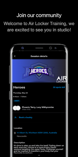 Air Locker Training Screen 3