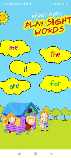 Android application Sight Words Word Bingo screenshort