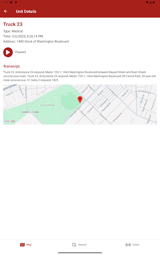 Baltimore Fire Alerts