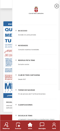 Club de Tenis Cartagena Screen 2