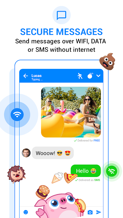 Messenger SMS - Text messages - New - (Android)