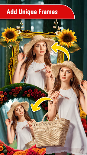Garden Photo Frame Editor Screen 3