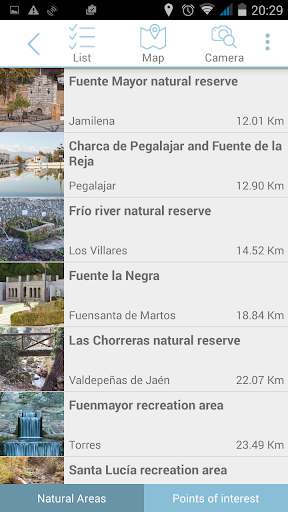 Natural Areas of Jaén Screen 2
