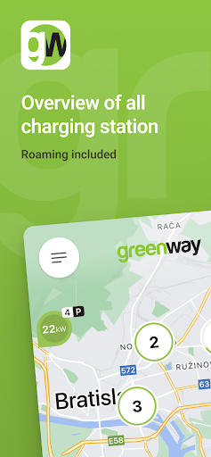 Android application GreenWay Slovakia screenshort