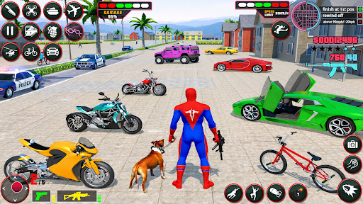 Speed Hero Flying Spider Hero screenshot 2