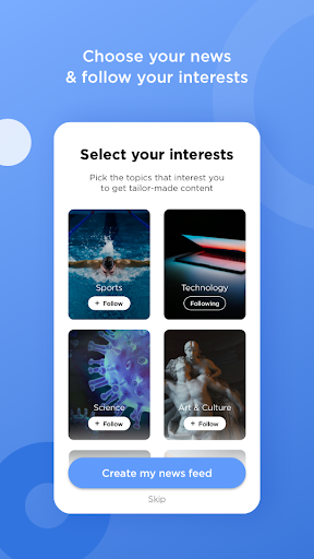 Android application DailyHub screenshort