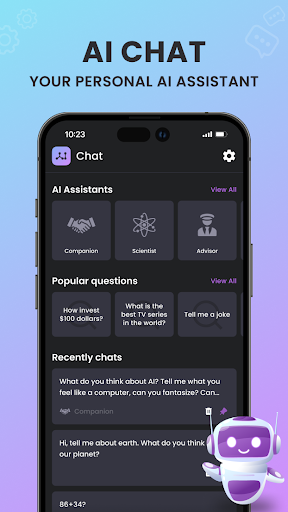 Android application AI Chat - Virtual assistant screenshort