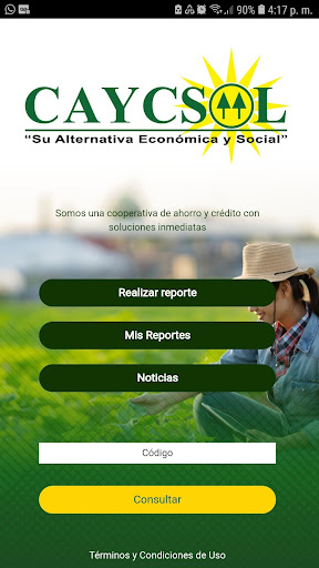 Android application System Monitor SOL-CAYC screenshort