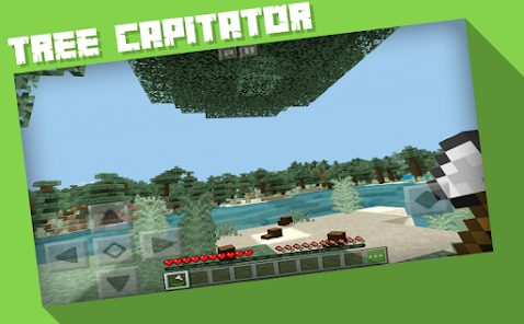 Tree Capitator mod MCPE 1.17 Free Download