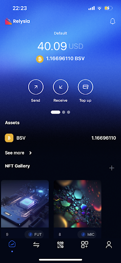 Android application Relysia screenshort