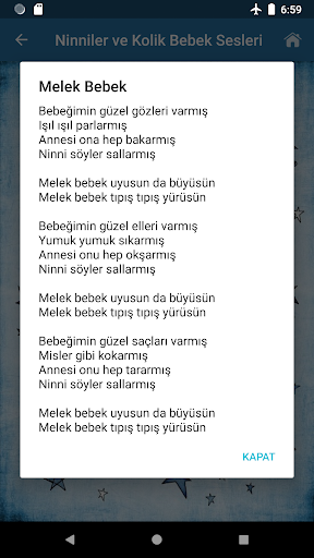 Ninniler & Kolik Bebek Sesleri Screenshot