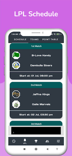 Android application LPL 2024 Schedule & Live score screenshort