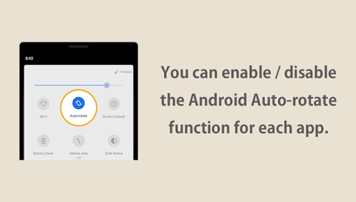 Screenshot of Auto-rotate Control Pro