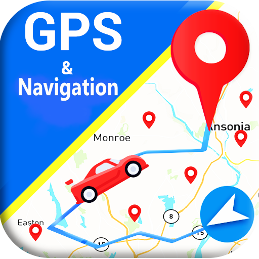 GPS Navigation Find Route Map logo