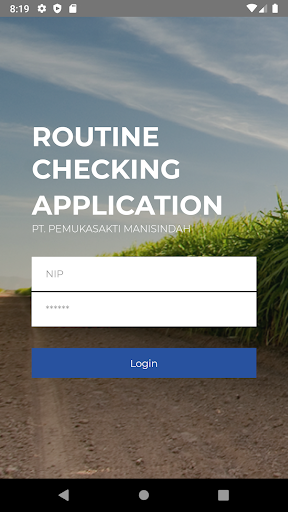 Android application Mobile WO Routine Checking screenshort