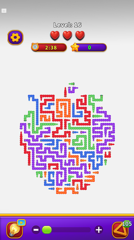 #7. Caterpillar Escape (Android) Oleh: xybt