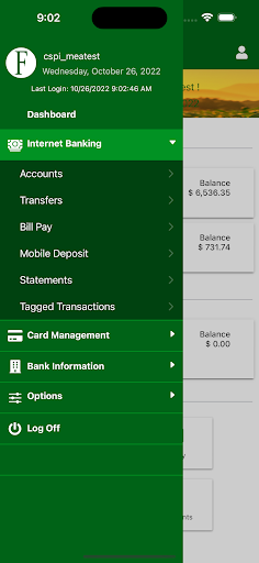 Farmers Trust & Savings Bank Screen 3