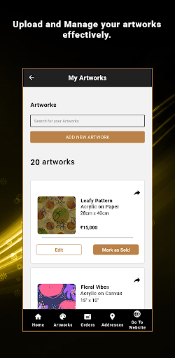 Dirums for Artists Screen 2