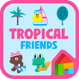 Tropical LINE Launcher theme icon