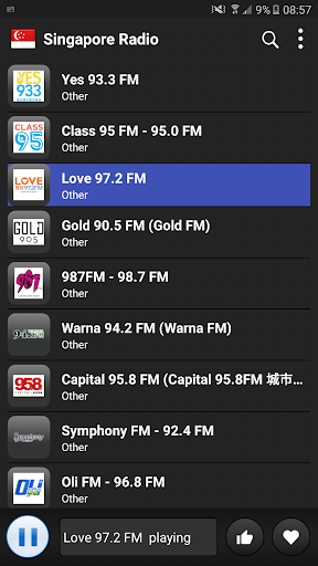 Singapore Radio Online Screen 3