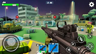 FPS Police Gun Game: PIXEL War - Screenshot 3